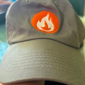 Gray Blaze Pizza Hat